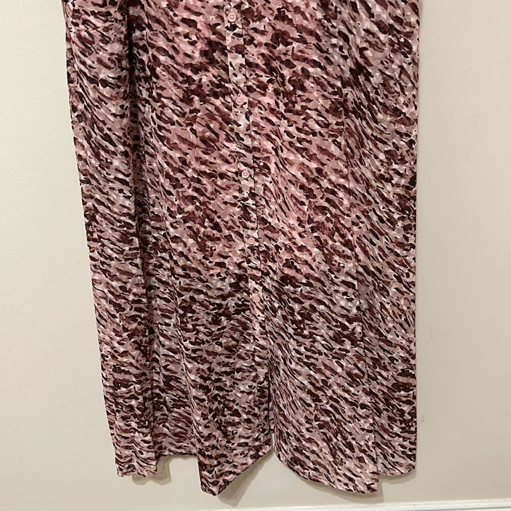 Simply Vera Vera Wang Pink and Brown Dress - Picture 6 of 7